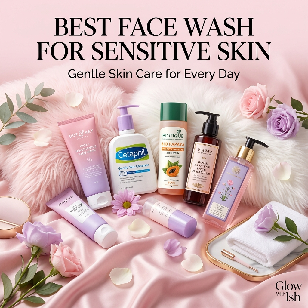 Best face washes for sensitive skin in a gentle skincare collection